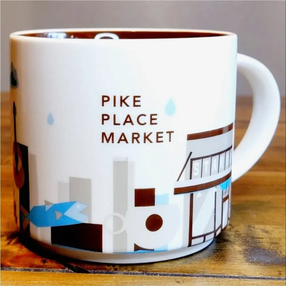 Starbucks Pike Place Market You Are Here Mug